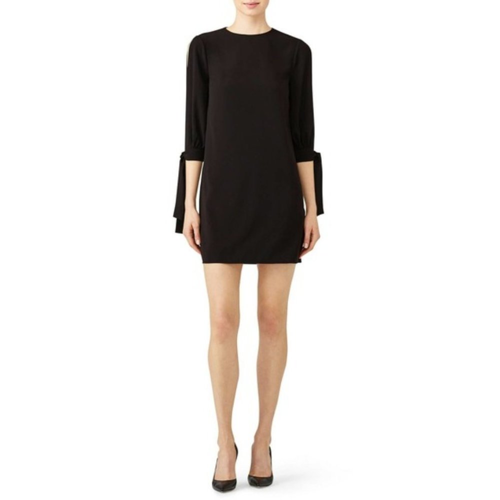 Cooper Street Majestic Light Tie Cuff Slit Dress Size 12